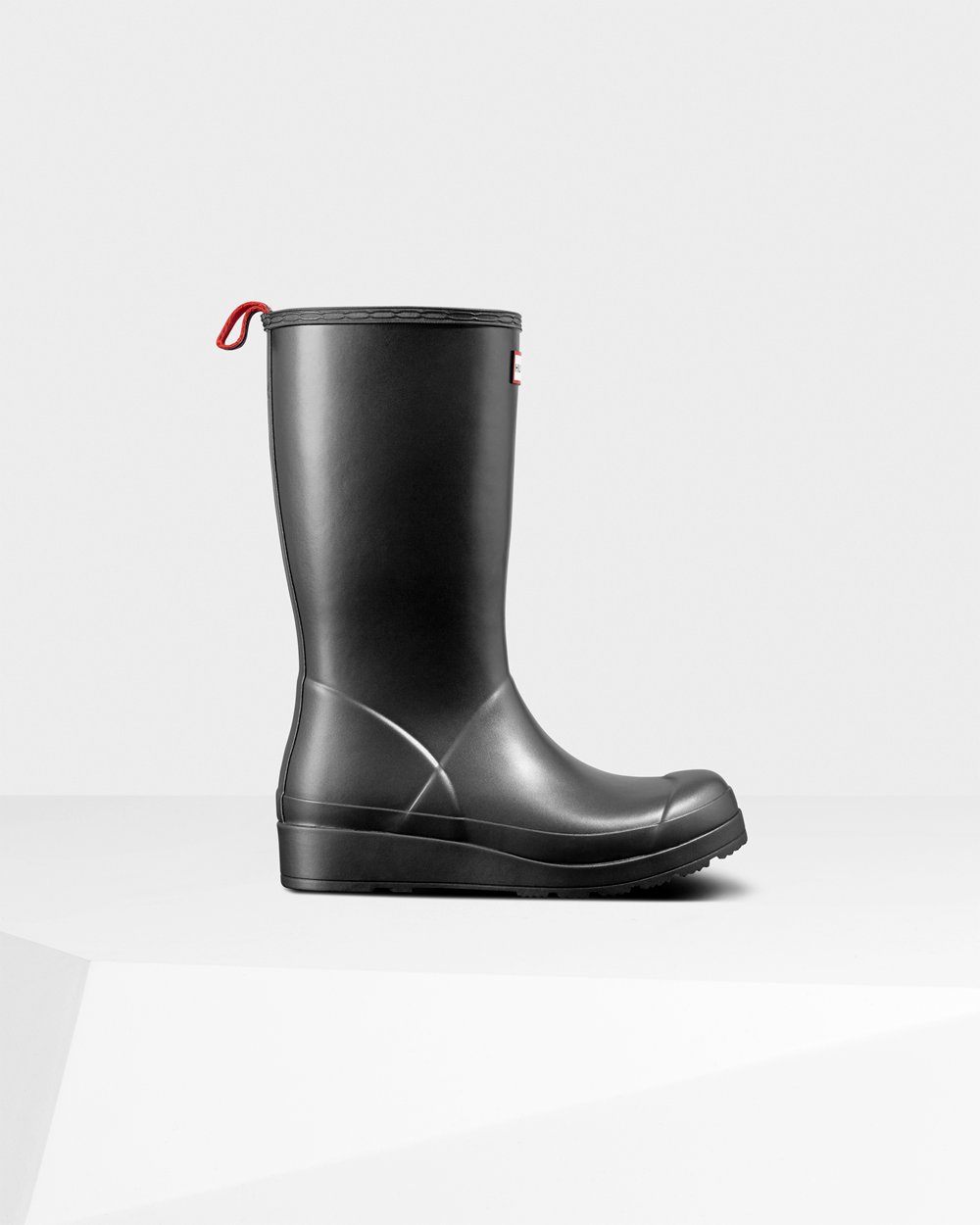 Hunter Original Tall Pearlized Rain For Women - Play Boots Black | India OKLMV6042